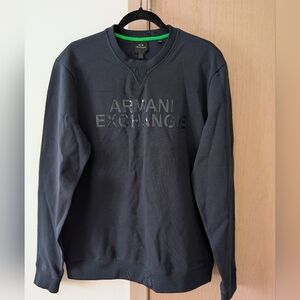 Armani Exchange Charcoal Crewneck Sweatshirt